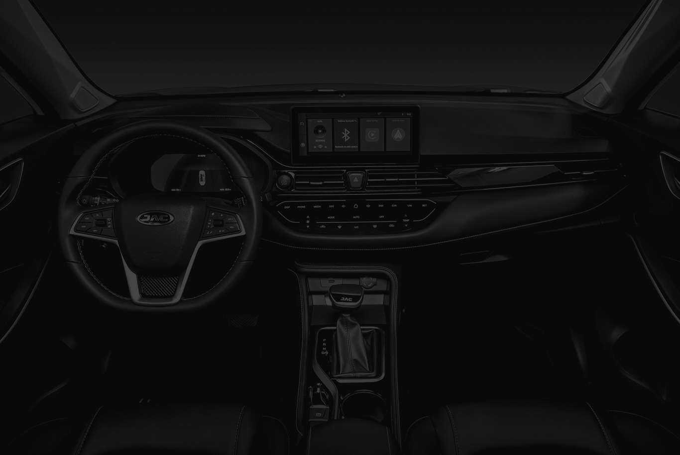 Interior de una unidad eléctrica JAC de SEVIA Mobility
